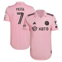 アディダス メンズ ユニフォーム トップス Jean Mota Inter Miami CF adidas 2022 The Heart Beat Kit Authentic Player Jersey Pink