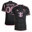 アディダス メンズ ユニフォーム トップス Inter Miami CF adidas 2024 La Noche Authentic Custom Jersey Black