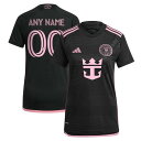 AfB_X fB[X jtH[ gbvX Inter Miami CF adidas Women's 2024 La Noche Replica Custom Jersey Black