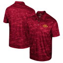 RVA Y |Vc gbvX Iowa State Cyclones Colosseum Daly Print Polo Cardinal