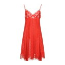 【送料無料】 エルマンノ シェルヴィーノ レディース ワンピース トップス Midi dresses Red