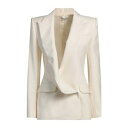【送料無料】 マックイーン レディース ジャケット&ブルゾン アウター Blazers White