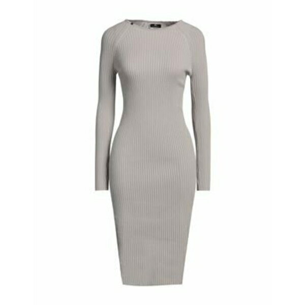 【送料無料】 エリザベスフランキ レディース ワンピース トップス Midi dresses Grey
