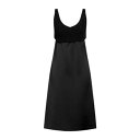 【送料無料】 ピンコ レディース ワンピース トップス Midi dresses Black