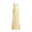 【送料無料】 モスキーノ レディース ワンピース トップス Maxi dresses Yellow