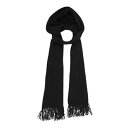 【送料無料】 イザベル・ベネナート レディース マフラー・ストール・スカーフ アクセサリー Scarves Black
