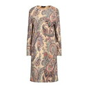 【送料無料】 エトロ レディース ワンピース トップス Midi dresses Beige