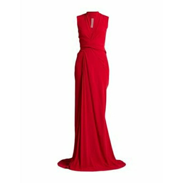 【送料無料】 リックオウエンス レディース ワンピース トップス Maxi dresses Red