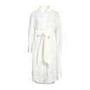 【送料無料】 アレクサンドル・ボーティエ レディース ワンピース トップス Midi dresses White