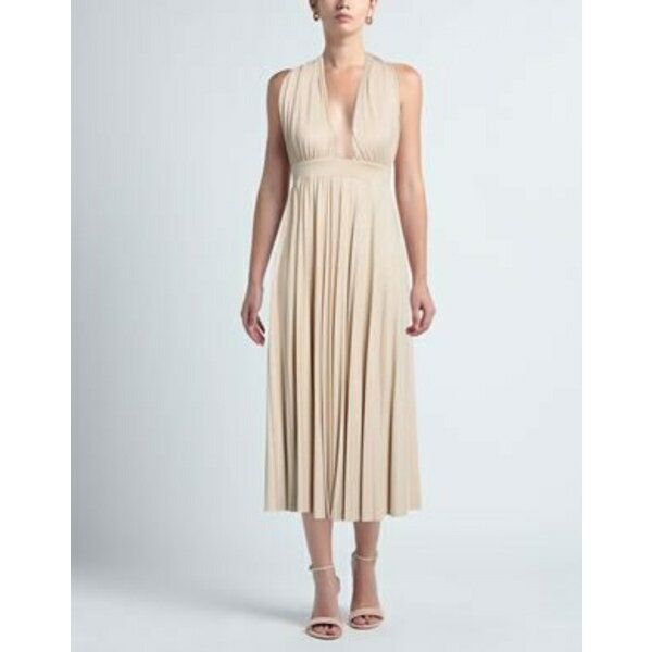 【送料無料】 カオス レディース ワンピース トップス Midi dresses Beige