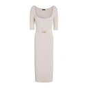 【送料無料】 エリザベスフランキ レディース ワンピース トップス Midi dresses Grey