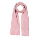 【送料無料】 エルマンノ フィレンツェ レディース マフラー・ストール・スカーフ アクセサリー Scarves Pink