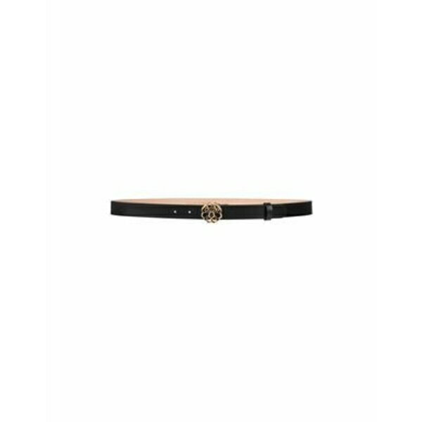【送料無料】 マックイーン レディース ベルト アクセサリー Belts Black