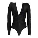 【送料無料】 アレクサンドル・ボーティエ レディース Tシャツ トップス Bodysuits Black