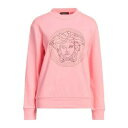 【送料無料】 ヴェルサーチ レディース パーカー・スウェットシャツ アウター Sweatshirts Pink