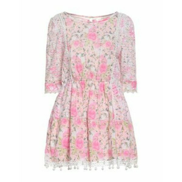 【送料無料】 ラブスハックファンシー レディース ワンピース トップス Mini dresses Pink
