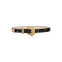 【送料無料】 バルマン レディース ベルト アクセサリー Belts Black
