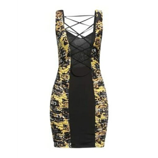 【送料無料】 ベルサーチ レディース ワンピース トップス Mini dresses Black 【送料無料】 ベルサーチ レディース ワンピース トップス Mini dresses Black