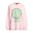 【送料無料】 ヴェルサーチ レディース パーカー・スウェットシャツ アウター Sweatshirts Pink