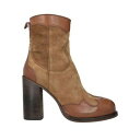 【送料無料】 モマ レディース ブーツ シューズ Ankle boots Brown