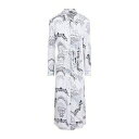 【送料無料】 レオナール パリ レディース ワンピース トップス Midi dresses Grey