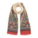 【送料無料】 エトロ レディース マフラー・ストール・スカーフ アクセサリー Scarves Beige