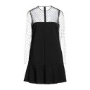 【送料無料】 ヴァレンティノ レディース ワンピース トップス Mini dresses Black