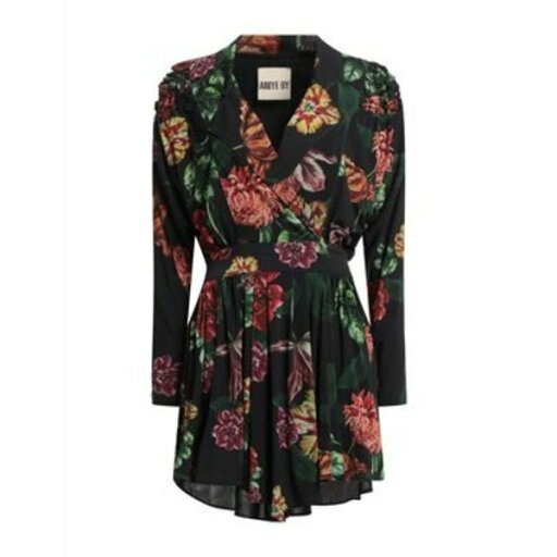 【送料無料】 アニエバイ レディース ワンピース トップス Mini dresses Black 【送料無料】 アニエバイ レディース ワンピース トップス Mini dresses Black