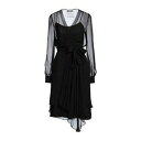 【送料無料】 モスキーノ レディース ワンピース トップス Midi dresses Black