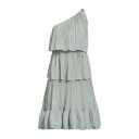 【送料無料】 ランバン レディース ワンピース トップス Mini dresses Green