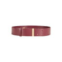 【送料無料】 エリザベスフランキ レディース ベルト アクセサリー Belts Red