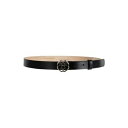 【送料無料】 マックイーン レディース ベルト アクセサリー Belts Black