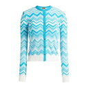 【送料無料】 ミッソーニ レディース カーディガン アウター Cardigans Azure