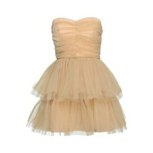 【送料無料】 アニエバイ レディース ワンピース トップス Mini dresses Beige 【送料無料】 アニエバイ レディース ワンピース トップス Mini dresses Beige