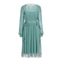 【送料無料】 アルベルタ フェレッティ レディース ワンピース トップス Midi dresses Green