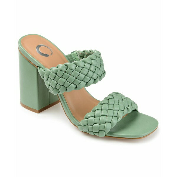 メリッサ ジャーニーコレクション レディース パンプス シューズ Women's Melissa Woven Sandals Green