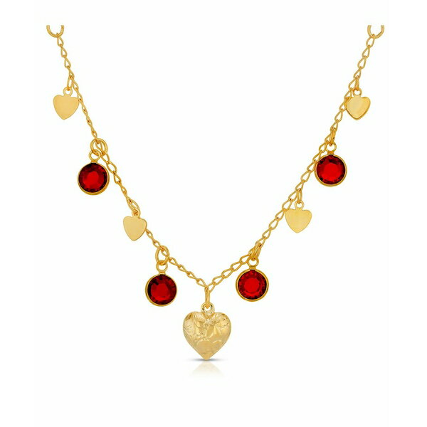 2028 ǥ ͥå쥹硼ڥȥȥå ꡼ Channels with Hearts Drop Necklace Red