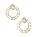 GeBJ fB[X sAXCO ANZT[ Statement Multi-Crystal Ring Earrings Gold