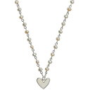 bL[uh fB[X lbNXE`[J[Ey_ggbv ANZT[ Silver-Tone Mother-of-Pearl Heart Pendant Necklace, 16