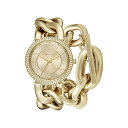 ケンデールアンドカイル レディース 腕時計 アクセサリー iTouch Women's Chunky Chain Gold-Tone Metal Bracelet Watch Gold-Tone