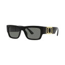 ヴェルサーチ ヴェルサーチ メンズ サングラス・アイウェア アクセサリー Men's Polarized Sunglasses, VE4416U Black