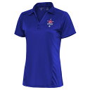 アンティグア レディース ポロシャツ トップス Detroit Stars Antigua Women's Tribute Polo Royal