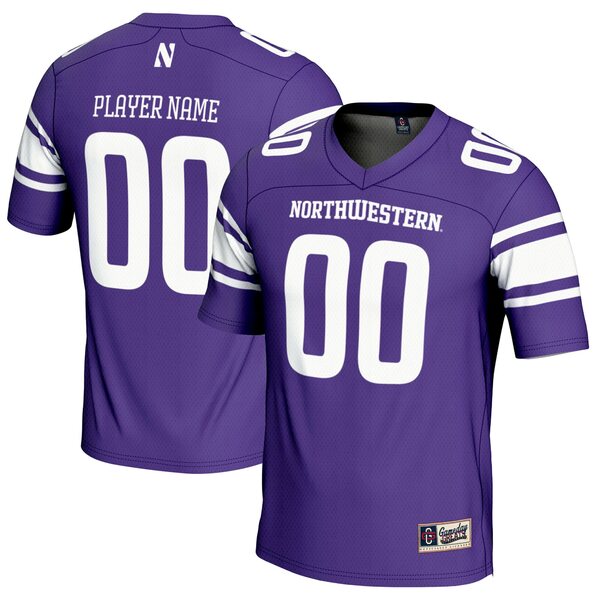 ǥ졼  ˥ե ȥåץ Northwestern Wildcats GameDay Greats NIL PickAPlayer Football Jersey Purple