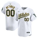 ナイキ メンズ ユニフォーム トップス Oakland Athletics Nike Home Limited PickAPlayer Retired Roster Jersey White