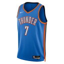 ナイキ メンズ ユニフォーム トップス Chet Holmgren Oklahoma City Thunder Nike Unisex 2022 NBA Draft First Round Pick Player Swingman Jersey Icon Edition Blue