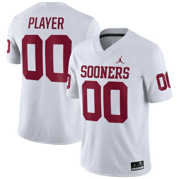 硼  ˥ե ȥåץ Oklahoma Sooners Jordan Brand PickAPlayer NIL Replica Football Jersey White