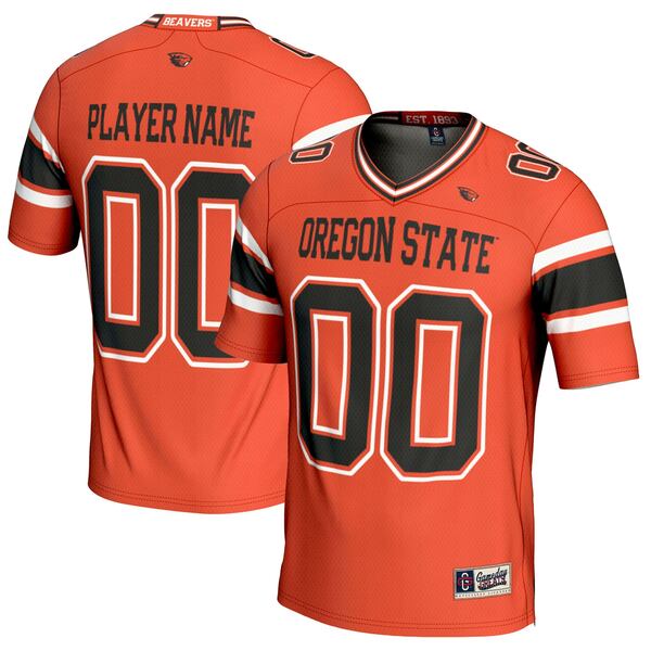 ゲームデイグレーツ メンズ ユニフォーム トップス Oregon State Beavers GameDay Greats NIL PickAPlayer Football Jersey Orange 1