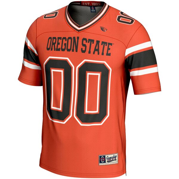 ゲームデイグレーツ メンズ ユニフォーム トップス Oregon State Beavers GameDay Greats NIL PickAPlayer Football Jersey Orange 2