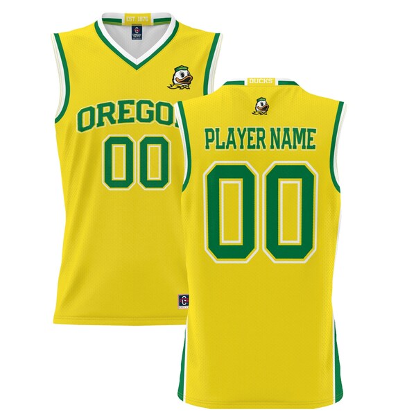 ゲームデイグレーツ メンズ ユニフォーム トップス Oregon Ducks GameDay Greats Unisex Lightweight NIL PickAPlayer Basketball Jersey Yellow