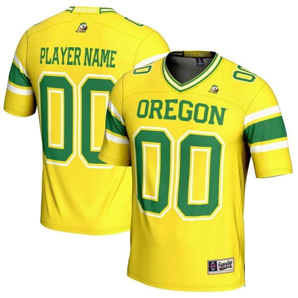 ǥ졼  ˥ե ȥåץ Oregon Ducks GameDay Greats NIL PickAPlayer Football Jersey Yellow